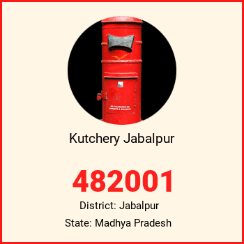 Kutchery Jabalpur pin code, district Jabalpur in Madhya Pradesh