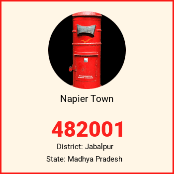 Napier Town pin code, district Jabalpur in Madhya Pradesh