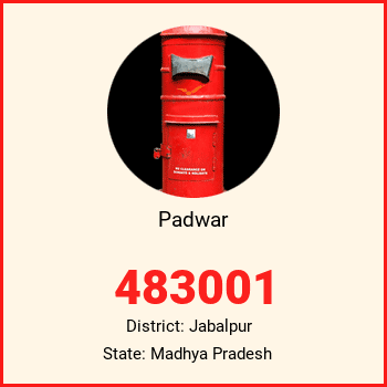 Padwar pin code, district Jabalpur in Madhya Pradesh