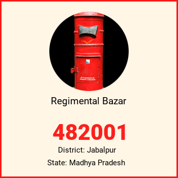 Regimental Bazar pin code, district Jabalpur in Madhya Pradesh