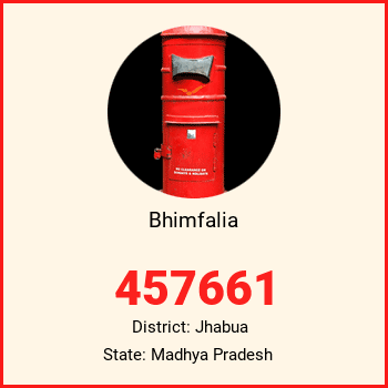 Bhimfalia pin code, district Jhabua in Madhya Pradesh