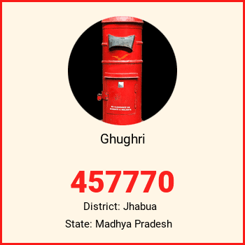 Ghughri pin code, district Jhabua in Madhya Pradesh