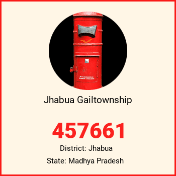 Jhabua Gailtownship pin code, district Jhabua in Madhya Pradesh