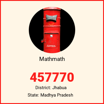 Mathmath pin code, district Jhabua in Madhya Pradesh