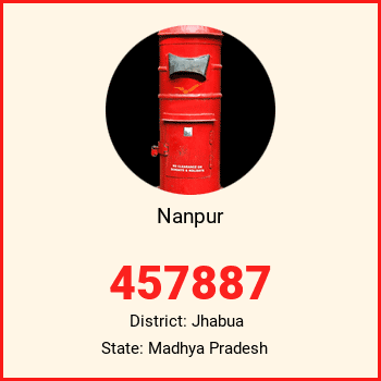 Nanpur pin code, district Jhabua in Madhya Pradesh