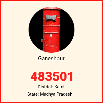 Ganeshpur pin code, district Katni in Madhya Pradesh