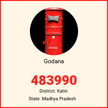 Godana pin code, district Katni in Madhya Pradesh