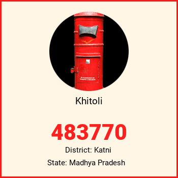 Khitoli pin code, district Katni in Madhya Pradesh