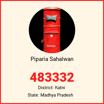 Piparia Sahalwan pin code, district Katni in Madhya Pradesh