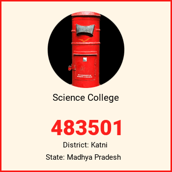 Science College pin code, district Katni in Madhya Pradesh