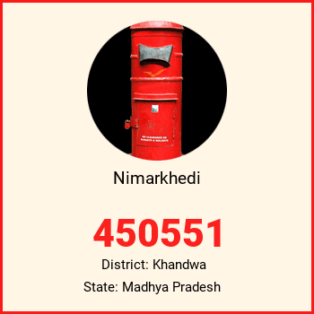 Nimarkhedi pin code, district Khandwa in Madhya Pradesh