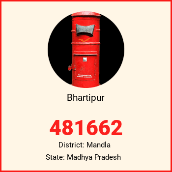 Bhartipur pin code, district Mandla in Madhya Pradesh