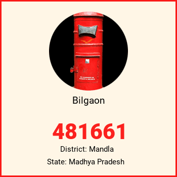 Bilgaon pin code, district Mandla in Madhya Pradesh
