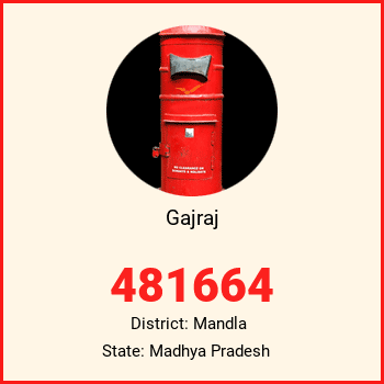 Gajraj pin code, district Mandla in Madhya Pradesh