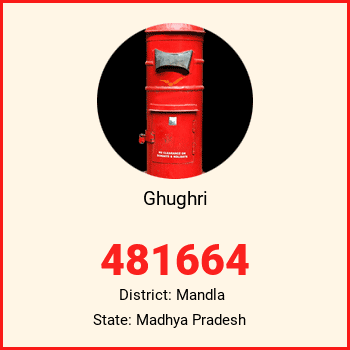 Ghughri pin code, district Mandla in Madhya Pradesh
