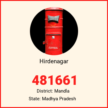 Hirdenagar pin code, district Mandla in Madhya Pradesh