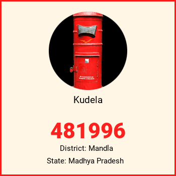 Kudela pin code, district Mandla in Madhya Pradesh