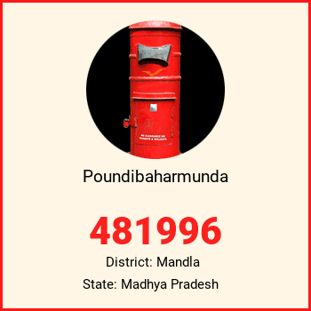 Poundibaharmunda pin code, district Mandla in Madhya Pradesh