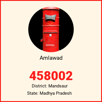 Amlawad pin code, district Mandsaur in Madhya Pradesh