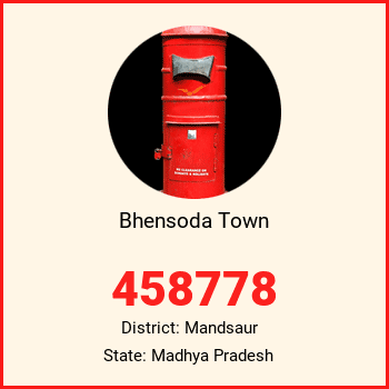 Bhensoda Town pin code, district Mandsaur in Madhya Pradesh