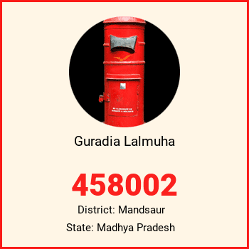 Guradia Lalmuha pin code, district Mandsaur in Madhya Pradesh