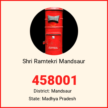 Shri Ramtekri Mandsaur pin code, district Mandsaur in Madhya Pradesh
