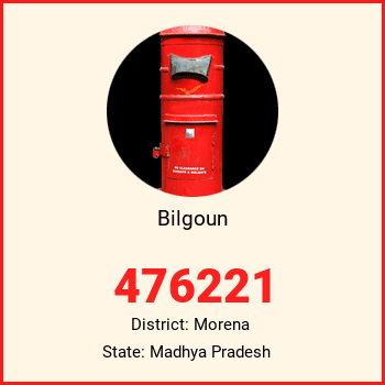 Bilgoun pin code, district Morena in Madhya Pradesh