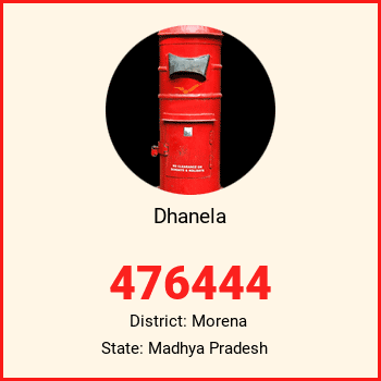 Dhanela pin code, district Morena in Madhya Pradesh