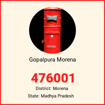 Gopalpura Morena pin code, district Morena in Madhya Pradesh