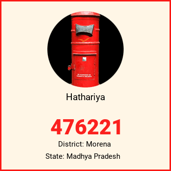 Hathariya pin code, district Morena in Madhya Pradesh