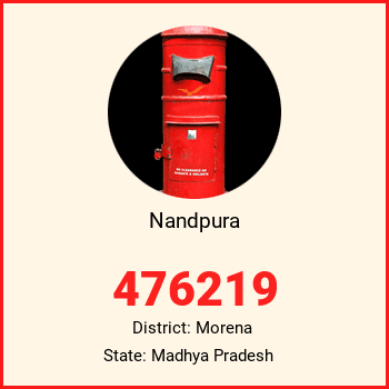 Nandpura pin code, district Morena in Madhya Pradesh