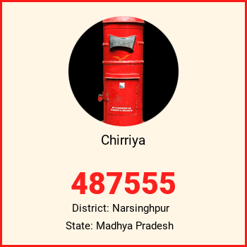 Chirriya pin code, district Narsinghpur in Madhya Pradesh