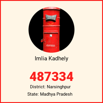 Imlia Kadhely pin code, district Narsinghpur in Madhya Pradesh