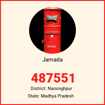 Jamada pin code, district Narsinghpur in Madhya Pradesh