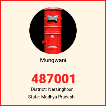 Mungwani pin code, district Narsinghpur in Madhya Pradesh