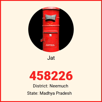 Jat pin code, district Neemuch in Madhya Pradesh