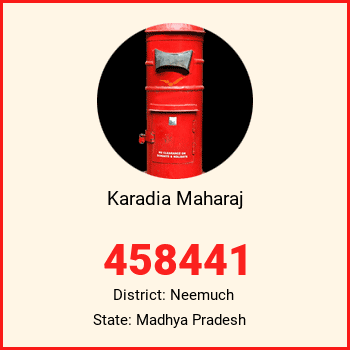 Karadia Maharaj pin code, district Neemuch in Madhya Pradesh