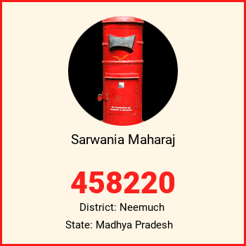 Sarwania Maharaj pin code, district Neemuch in Madhya Pradesh