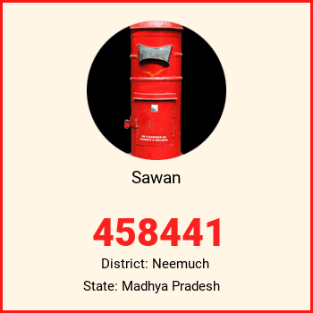 Sawan pin code, district Neemuch in Madhya Pradesh