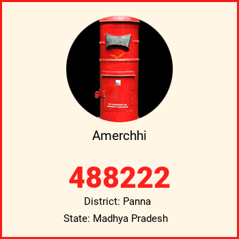 Amerchhi pin code, district Panna in Madhya Pradesh