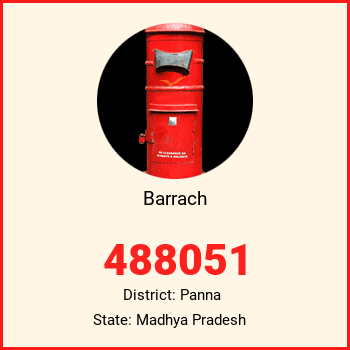 Barrach pin code, district Panna in Madhya Pradesh
