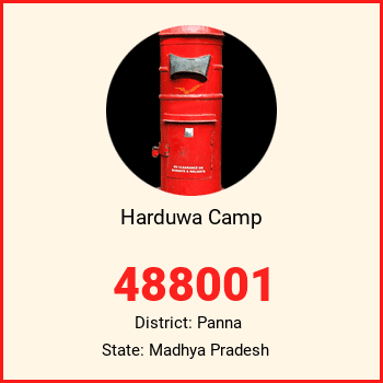 Harduwa Camp pin code, district Panna in Madhya Pradesh