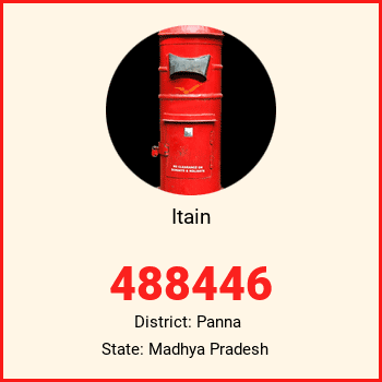 Itain pin code, district Panna in Madhya Pradesh