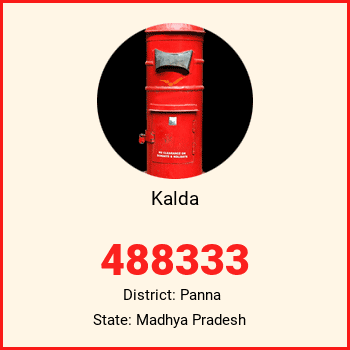 Kalda pin code, district Panna in Madhya Pradesh