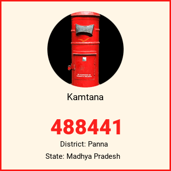 Kamtana pin code, district Panna in Madhya Pradesh
