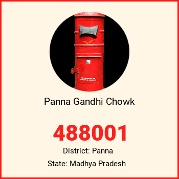 Panna Gandhi Chowk pin code, district Panna in Madhya Pradesh