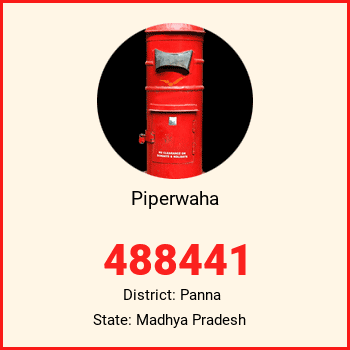 Piperwaha pin code, district Panna in Madhya Pradesh