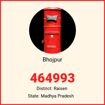 Bhojpur pin code, district Raisen in Madhya Pradesh
