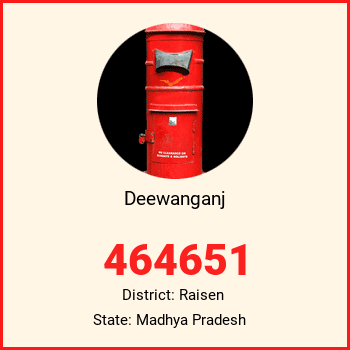 Deewanganj pin code, district Raisen in Madhya Pradesh