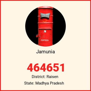 Jamunia pin code, district Raisen in Madhya Pradesh
